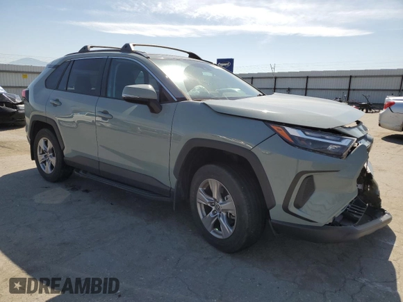 2023 Toyota RAV4 XLE with VIN 2T3W1RFV3PW245766, listed as a Copart auction lot 48676165 with 13,773 mi miles and Salvage Title. Bid and sale history available at carsss.com. Image 4.
