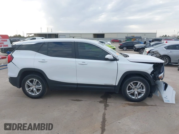 2021 GMC Terrain SLE with VIN 3GKALMEV1ML349365, listed as a IAAI auction lot 41565424 with 23,223 mi miles and . Bid and sale history available at carsss.com. Image 14.