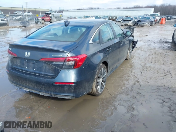2024 Honda Civic Sedan Touring with VIN 2HGFE1F93RH340101, listed as a IAAI auction lot 41672822 with 4,746 mi miles. Bid and sale history available at carsss.com. Image 4.
