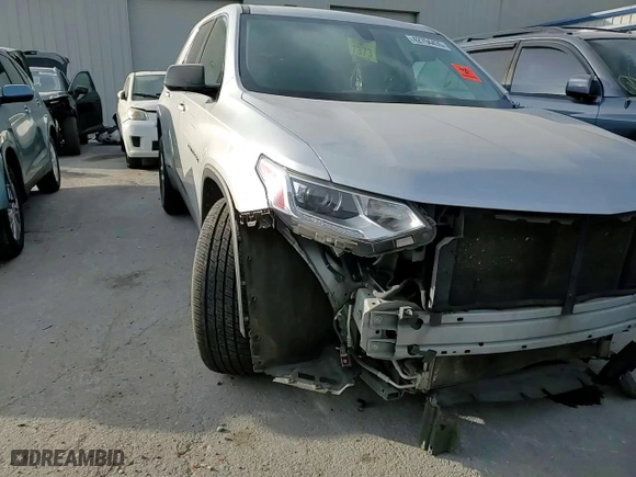 2020 Chevrolet Traverse LS with VIN 1GNEVFKW8LJ283734, listed as a Copart auction lot 42794435 with 111,482 mi miles and Salvage Title. Bid and sale history available at carsss.com. Image 12.