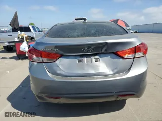 2013 Hyundai Elantra GLS PZEV with VIN KMHDH4AE1DU514560, listed as a Copart auction lot 53950225 with 180,460 mi miles and Clean Title. Bid and sale history available at carsss.com. Image 6.