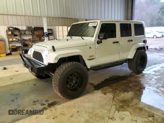 2017 Jeep Wrangler Unlimited Sahara with VIN 1C4HJWEG6HL622282, listed as a Copart auction lot 47382505 with 146,351 mi miles and Salvage Title. Bid and sale history available at carsss.com. Image 1.