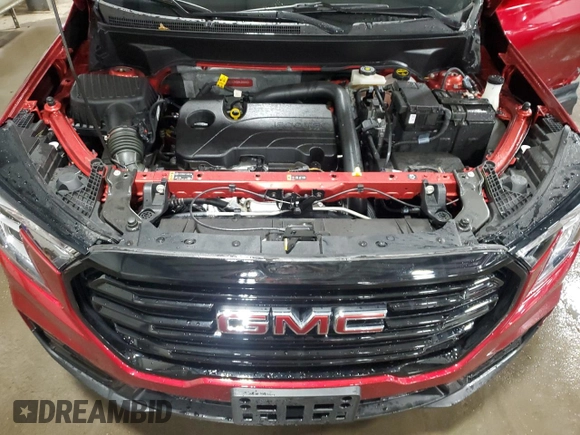 2024 GMC Terrain SLE with VIN 3GKALTEG0RL255982, listed as a Copart auction lot 44430155 with 7,214 mi miles and Salvage Title. Bid and sale history available at DreamBid. Image 13.