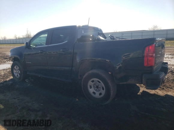 2019 Chevrolet Colorado 2WD Work Truck with VIN 1GCGSBEN3K1100695, listed as a Copart auction lot 45734355 with 37,025 mi miles and Salvage Title. Bid and sale history available at carsss.com. Image 2.