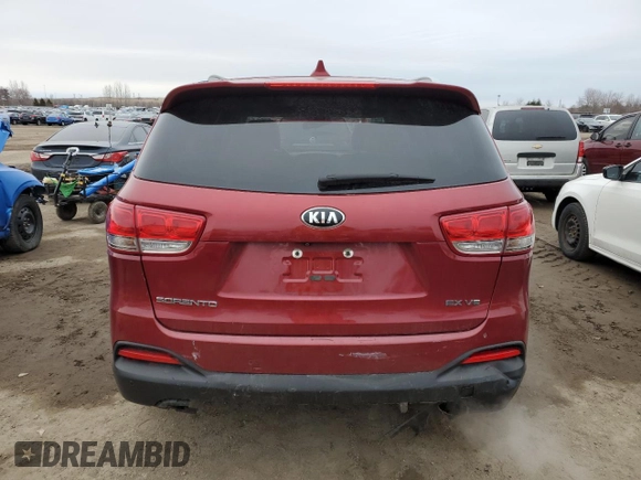 2017 Kia Sorento EX with VIN 5XYPHDA52HG222652, listed as a Copart auction lot 50910155 with 188,703 mi miles and Clean Title. Bid and sale history available at DreamBid. Image 6.