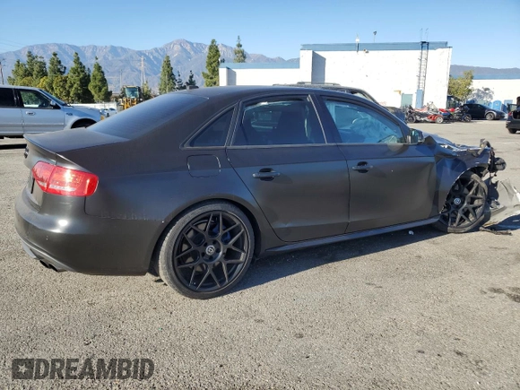 2012 Audi S4 Prestige with VIN WAUKGBFL4CA043141, listed as a Copart auction lot 81614254 with 0 mi miles and Salvage Title. Bid and sale history available at carsss.com. Image 3.
