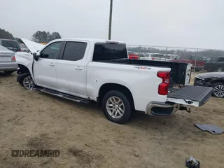2021 Chevrolet Silverado 1500 LT with VIN 3GCUYDET7MG349971, listed as a IAAI auction lot 41186168 with 48,335 mi miles. Bid and sale history available at carsss.com. Image 3.