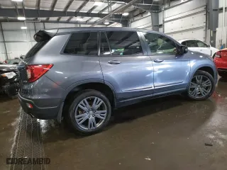 2021 Honda Passport EX-L with VIN 5FNYF8H5XMB021767, listed as a Copart auction lot 54408453 with 33,857 mi miles. Bid and sale history available at carsss.com. Image 3.