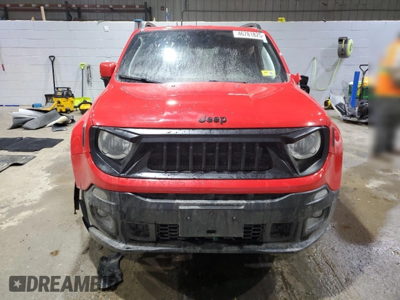 2018 Jeep Renegade Altitude with VIN ZACCJBBB7JPH21173, listed as a Copart auction lot 46781825 with 105,067 mi miles and Salvage title. Bid and sale history available at DreamBid. Image 5.
