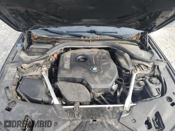 2018 BMW 5 Series 530i xDrive with VIN WBAJA7C55JWA74479, listed as a Copart auction lot 59689085 with 114,329 mi miles and Salvage title. Bid and sale history available at DreamBid. Image 11.