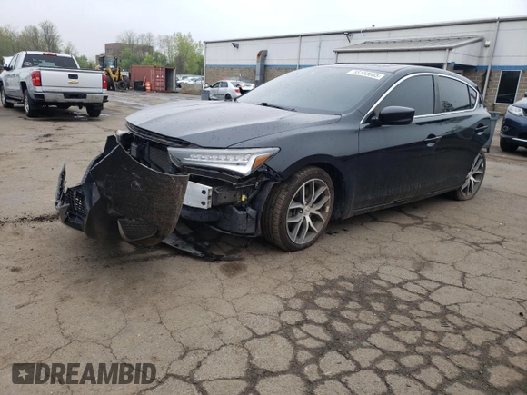 2019 Acura ILX Premium z VIN 19UDE2F73KA011088, wystawiony jako Copart lot #55150535 z przebiegiem 59 942 mil mil oraz Nie do naprawy • Non repairable. Historia ofert i sprzedaży dostępna na DreamBid. Obrazek 1.