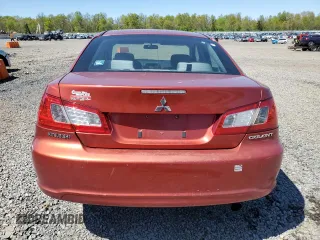 2009 Mitsubishi Galant ES z VIN 4A3AB36F59E001573, wystawiony jako Copart lot #54746635 z przebiegiem 136 548 mil mil oraz Szkody całkowita. Historia ofert i sprzedaży dostępna na DreamBid. Obrazek 6.