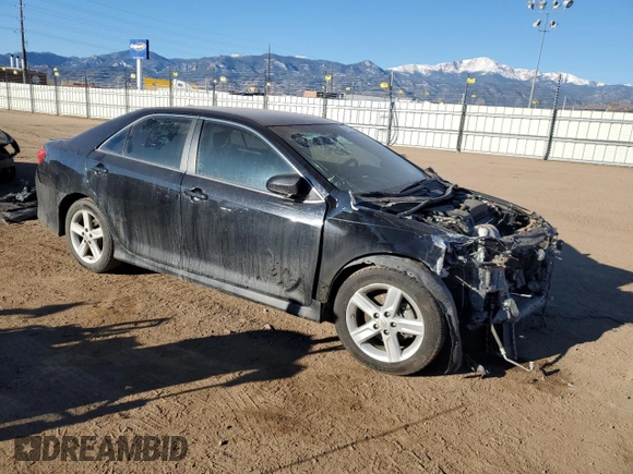2013 Toyota Camry L with VIN 4T1BF1FK0DU233425, listed as a Copart auction lot 46712765 with 0 mi miles and Salvage Title. Bid and sale history available at carsss.com. Image 4.