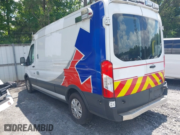 2017 Ford Transit z VIN 1FDYR2CM2HKA82358, wystawiony jako IAAI lot #42231257 z przebiegiem 271 518 mil mil oraz . Historia ofert i sprzedaży dostępna na DreamBid. Obrazek 3.