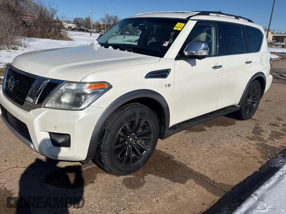 2017 Nissan Armada SL with VIN JN8AY2ND9H9010137, listed as a Copart auction lot 88577195 with 213,296 mi miles and Clean Title. Bid and sale history available at carsss.com. Image 2.