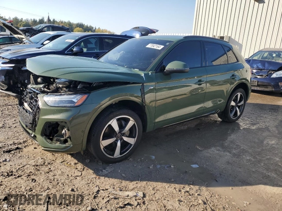 2022 Audi Q5 S line Prestige with VIN WA1FAAFYXN2044880, listed as a Copart auction lot 77042164 with 56,638 mi miles and Salvage Title. Bid and sale history available at carsss.com. Image 1.