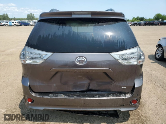 2011 Toyota Sienna SE with VIN 5TDXK3DC2BS175090, listed as a Copart auction lot 62560875 with 250,496 mi miles and Salvage title. Bid and sale history available at DreamBid. Image 6.