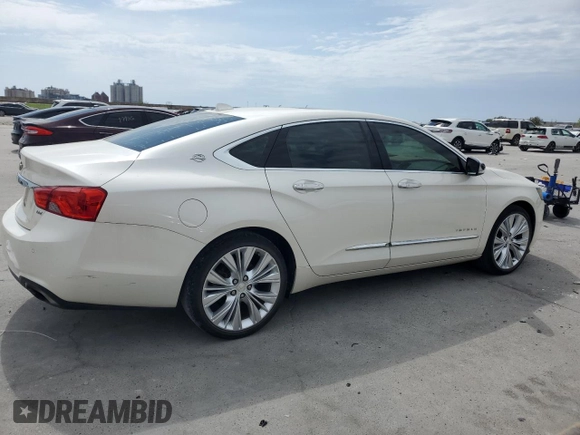 2014 Chevrolet Impala LTZ with VIN 1G1155S39EU144262, listed as a Copart auction lot 50677645 with 69,957 mi miles and Salvage Title. Bid and sale history available at DreamBid. Image 3.