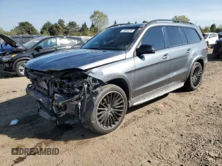 2019 Mercedes-Benz GLS 63 AMG z VIN 4JGDF7FE9KB240923, wystawiony jako Copart lot #73303234 z przebiegiem 50 454 mil mil oraz Szkoda całkowita • Salvage title. Historia ofert i sprzedaży dostępna na DreamBid. Obrazek 1.