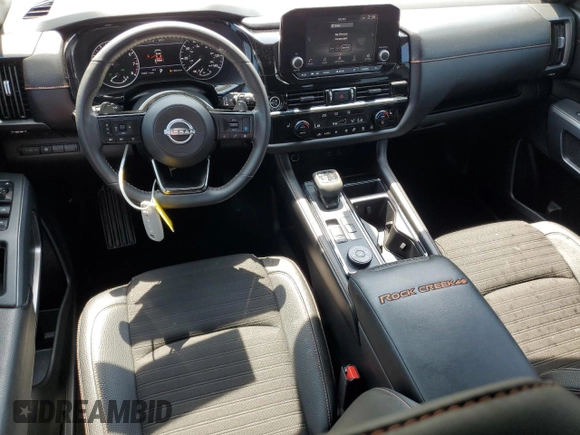 2023 Nissan Pathfinder Rock Creek with VIN 5N1DR3BD9PC275069, listed as a Copart auction lot 56987655 with 15,841 mi miles and Salvage title. Bid and sale history available at DreamBid. Image 8.