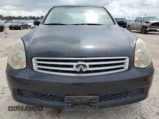 2005 Infiniti G35 Sedan with VIN JNKCV51E85M203979, listed as a Copart auction lot 54966415 with 286,532 mi miles and Clean Title. Bid and sale history available at carsss.com. Image 5.
