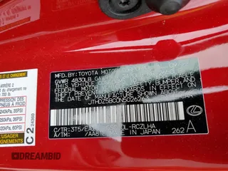 2022 Lexus RC 350 z VIN JTHDZ5BC0N5026263, wystawiony jako Copart lot #85343754 z przebiegiem 26 287 mil mil oraz Szkoda całkowita • Salvage title. Historia ofert i sprzedaży dostępna na DreamBid. Obrazek 12.
