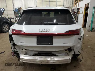 2021 Audi e-tron Premium with VIN WA1AAAGE4MB012617, listed as a Copart auction lot 42324445 with 42,766 mi miles and Salvage Title. Bid and sale history available at DreamBid. Image 6.