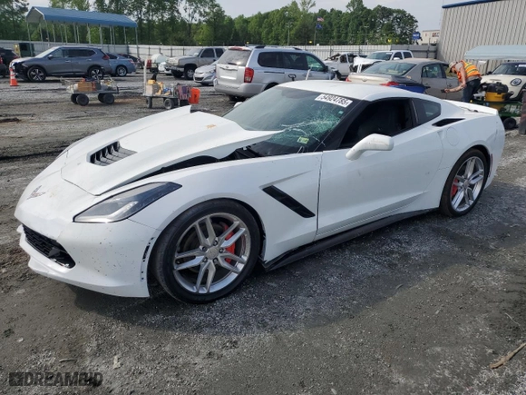 2014 Chevrolet Corvette 3LT with VIN 1G1YE2D78E5108683, listed as a Copart auction lot 54924785 with 79,948 mi miles and Salvage Title. Bid and sale history available at carsss.com. Image 1.