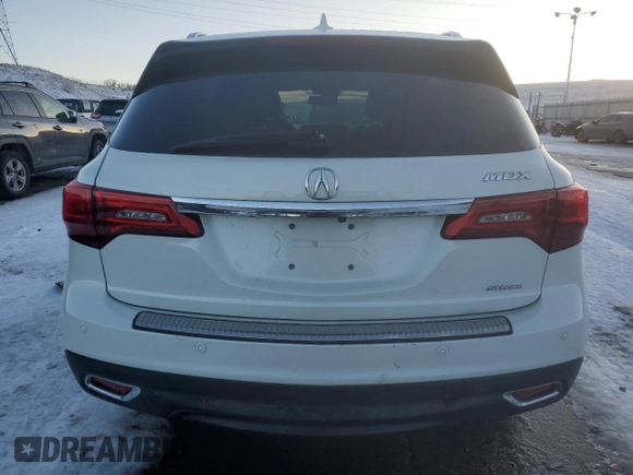 2015 Acura MDX Advance/Entertainment Pkg with VIN 5FRYD4H85FB002957, listed as a Copart auction lot 89292635 with 145,689 mi miles and Salvage Title. Bid and sale history available at carsss.com. Image 6.