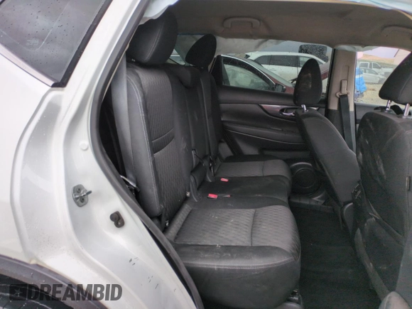 2017 Nissan Rogue SV with VIN KNMAT2MT9HP544611, listed as a Copart auction lot 48399445 with 185,489 mi miles and Salvage Title. Bid and sale history available at carsss.com. Image 10.