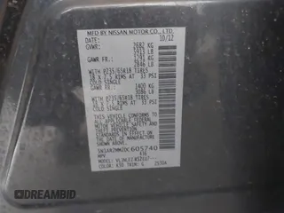 2013 Nissan Pathfinder SL с VIN 5N1AR2MM2DC605740, выставлен на аукционе IAAI как лот 42577367 с пробегом 130 353 миль миль и . История ставок и продаж доступна на DreamBid. Изображение 9.