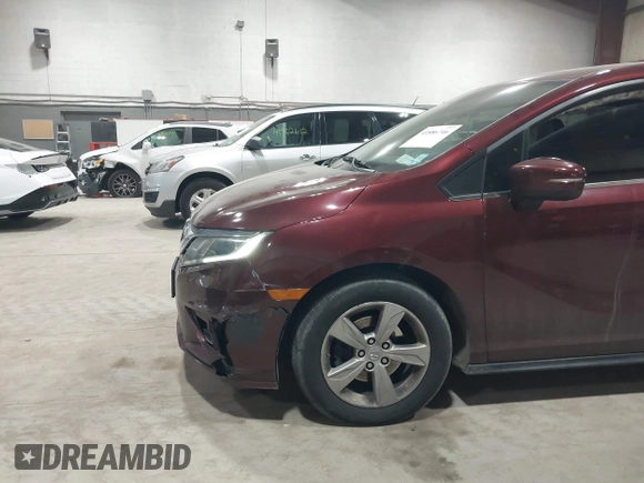 2020 Honda Odyssey EX-L with VIN 5FNRL6H76LB050622, listed as a IAAI auction lot 41886746 with 75,597 mi miles. Bid and sale history available at carsss.com. Image 17.