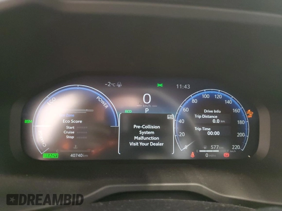 2023 Toyota RAV4 Hybrid Limited with VIN 2T3DWRFV5PW184266, listed as a Copart auction lot 82210204 with 40,740 mi miles and Salvage Title. Bid and sale history available at carsss.com. Image 9.