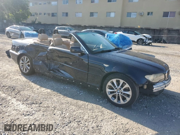 2006 BMW 3 Series 330Ci with VIN WBABW53446PZ40172, listed as a Copart auction lot 50737615 with 120,332 mi miles and Salvage Title. Bid and sale history available at carsss.com. Image 4.