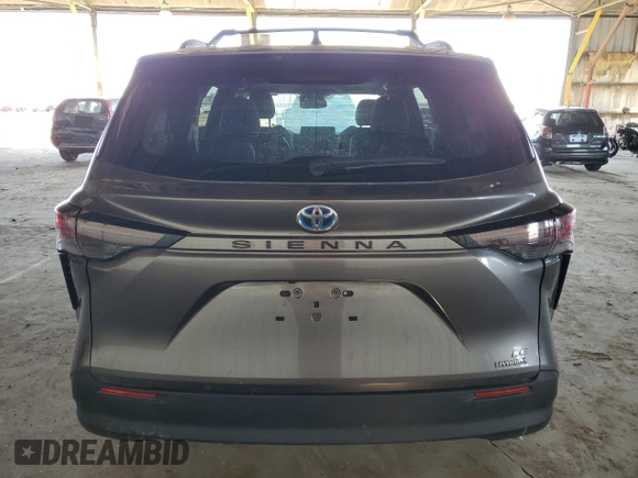2023 Toyota Sienna LE with VIN 5TDBRKEC5PS179124, listed as a Copart auction lot 49717115 with Not provided miles and Salvage title. Bid and sale history available at DreamBid. Image 6.
