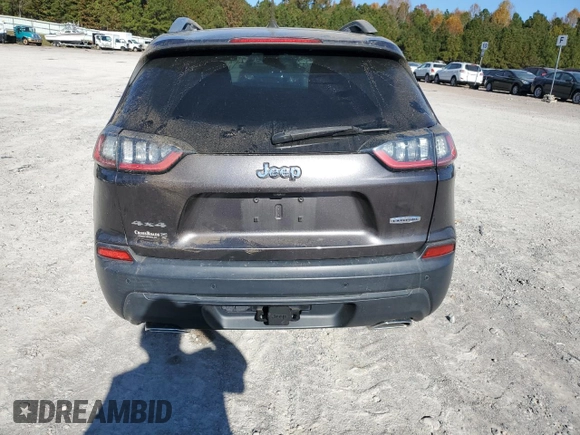 2019 Jeep Cherokee Latitude Plus with VIN 1C4PJMLX4KD310644, listed as a Copart auction lot 78013444 with 77,456 mi miles and Salvage Title. Bid and sale history available at carsss.com. Image 6.