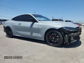 2022 BMW 4 Series 430i with VIN WBA53AP03NCJ59994, listed as a Copart auction lot 63267865 with 33,328 mi miles and Salvage title. Bid and sale history available at DreamBid. Image 4.