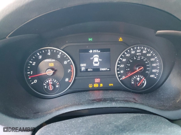 2021 Kia Stinger GT with VIN KNAE35LC5M6095879, listed as a Copart auction lot 41699045 with 39,887 mi miles and Salvage Title. Bid and sale history available at carsss.com. Image 9.