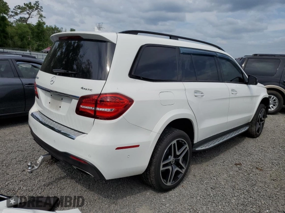 2017 Mercedes-Benz GLS 550 with VIN 4JGDF7DE0HA935289, listed as a Copart auction lot 49321194 with 61,205 mi miles and . Bid and sale history available at DreamBid. Image 3.