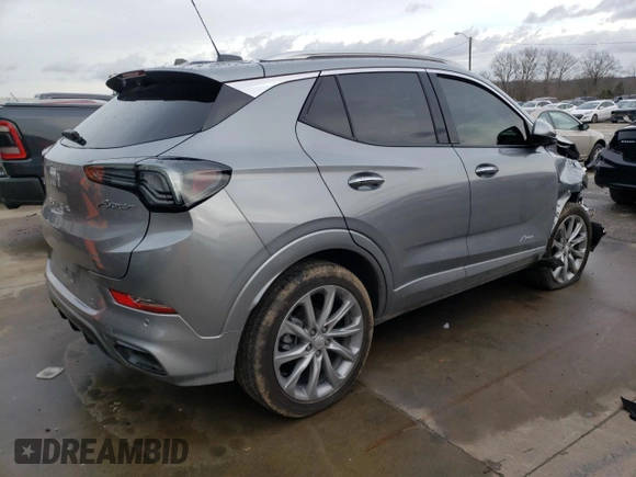 2024 Buick Encore GX Avenir with VIN KL4AMGSL8RB051119, listed as a Copart auction lot 85080594 with 2,790 mi miles and Salvage title. Bid and sale history available at DreamBid. Image 3.