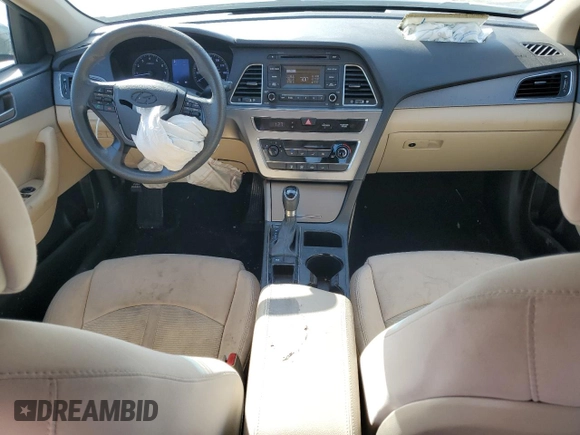 2017 Hyundai Sonata 2.4L with VIN 5NPE24AF6HH519756, listed as a Copart auction lot 43437625 with 98,397 mi miles and Salvage Title. Bid and sale history available at carsss.com. Image 8.
