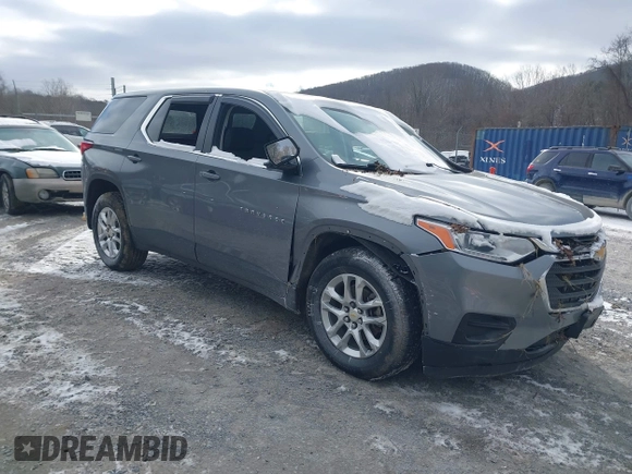 2019 Chevrolet Traverse LS with VIN 1GNEVFKWXKJ278694, listed as a IAAI auction lot 41630331 with 1 mi miles. Bid and sale history available at carsss.com. Image 1.