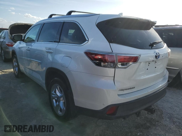 2014 Toyota Highlander Limited with VIN 5TDDCRFH8ES006417, listed as a Copart auction lot 76174294 with 117,478 mi miles and Non repairable. Bid and sale history available at DreamBid. Image 2.