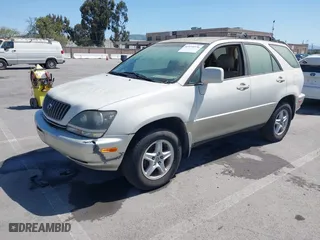 1999 Lexus RX 300 Luxury SUV with VIN JT6HF10U0X0092593, listed as a IAAI auction lot 41974376 with 111,003 mi miles. Bid and sale history available at carsss.com. Image 2.