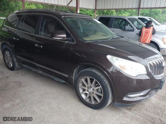 2015 Buick Enclave Leather with VIN 5GAKRBKD7FJ279221, listed as a IAAI auction lot 42115162 with 56,247 mi miles. Bid and sale history available at carsss.com. Image 1.