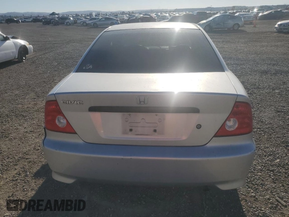 2005 Honda Civic Cpe VP SSRS with VIN 1HGEM22385L067577, listed as a Copart auction lot 79317004 with 230,154 mi miles and Salvage Title. Bid and sale history available at carsss.com. Image 6.