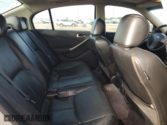 2003 Infiniti G35 w/Leather z VIN JNKCV51EX3M323196, wystawiony jako Copart lot #55445135 z przebiegiem 268 666 mil mil oraz Szkoda całkowita • Salvage title. Historia ofert i sprzedaży dostępna na DreamBid. Obrazek 10.