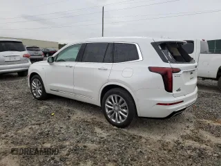 2022 Cadillac XT6 Premium Luxury with VIN 1GYKPCRS8NZ119020, listed as a Copart auction lot 80645524 with 29,173 mi miles and Salvage Title. Bid and sale history available at carsss.com. Image 2.