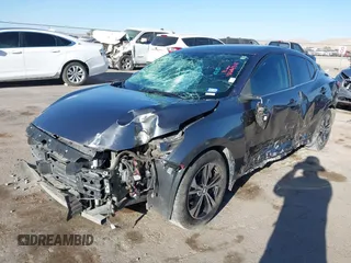 2021 Nissan Sentra SV with VIN 3N1AB8CV1MY221464, listed as a IAAI auction lot 41668918 with 80,819 mi miles and . Bid and sale history available at DreamBid. Image 2.