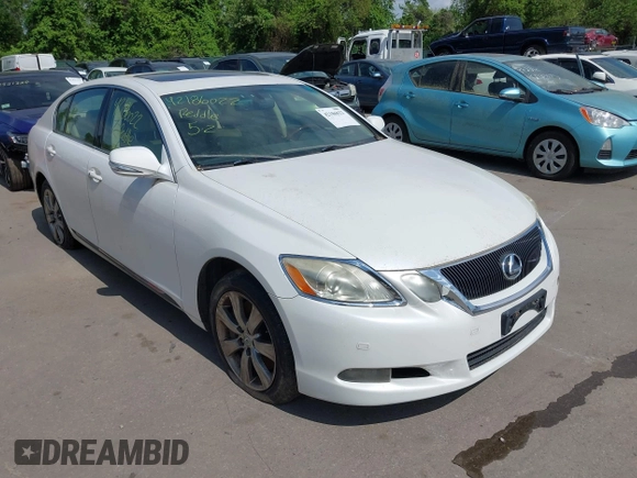 2008 Lexus GS with VIN JTHCE96S980016221, listed as a IAAI auction lot 42186022 with 208,878 mi miles. Bid and sale history available at carsss.com. Image 1.